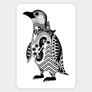 tribal penguin ecopop Sticker